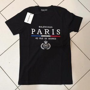 Balenciaga casual T-shirt men's Short sleeve